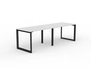 OL Anvil 2-User Workspace – White Top with Black Frame thumbnail 5
