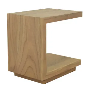 CT Oscar Solid Timber C-Style Lamp Table thumbnail 3