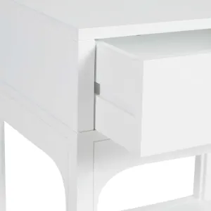 SH Ankara 1 Drawer Bedside Table - White thumbnail 3