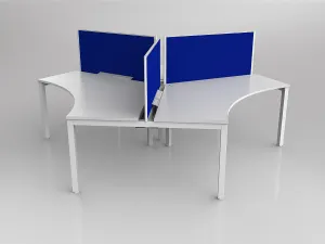 OL Axis 3 User 120° Workstation with Screen - Breathe Fabric thumbnail 3