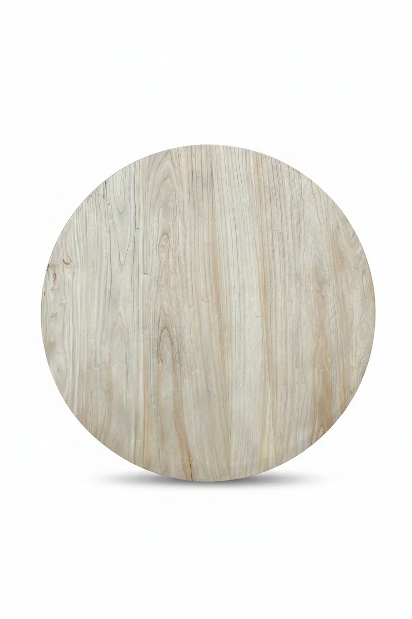 MF Belgie Recycled Timber Pedestal Leg Round Dining Table