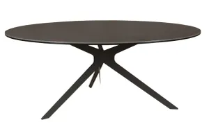 VI Flip Ceramic Top Metal Leg Round Coffee Table thumbnail 2