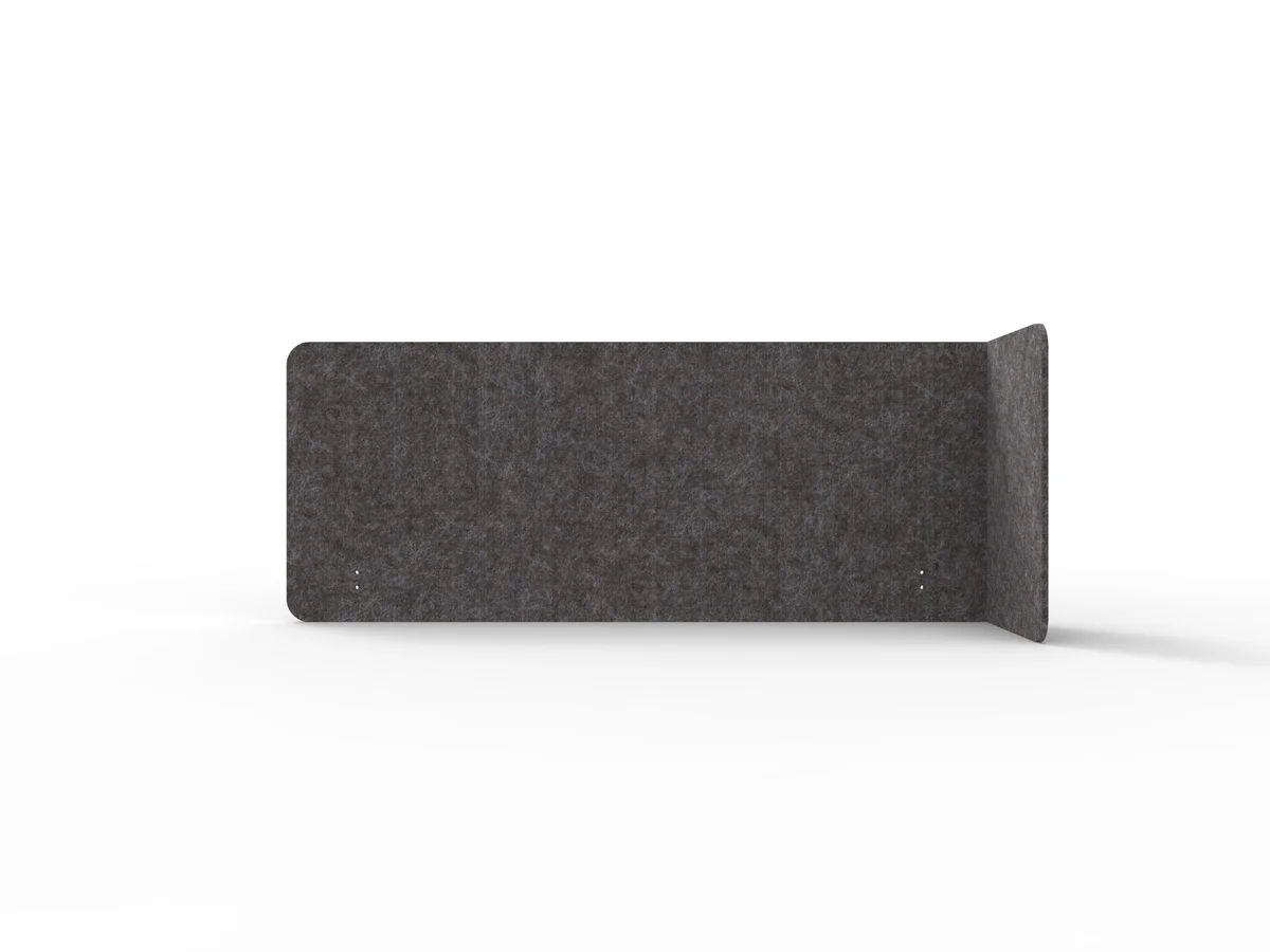 RL Acouline  Quarter Right End Wrap Screen for Workstation