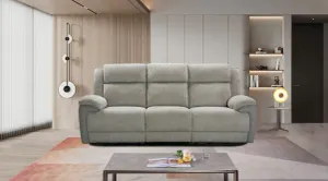 VI Angus Fabric Upholstered 3 Seater Electric Recliner Sofa thumbnail 3