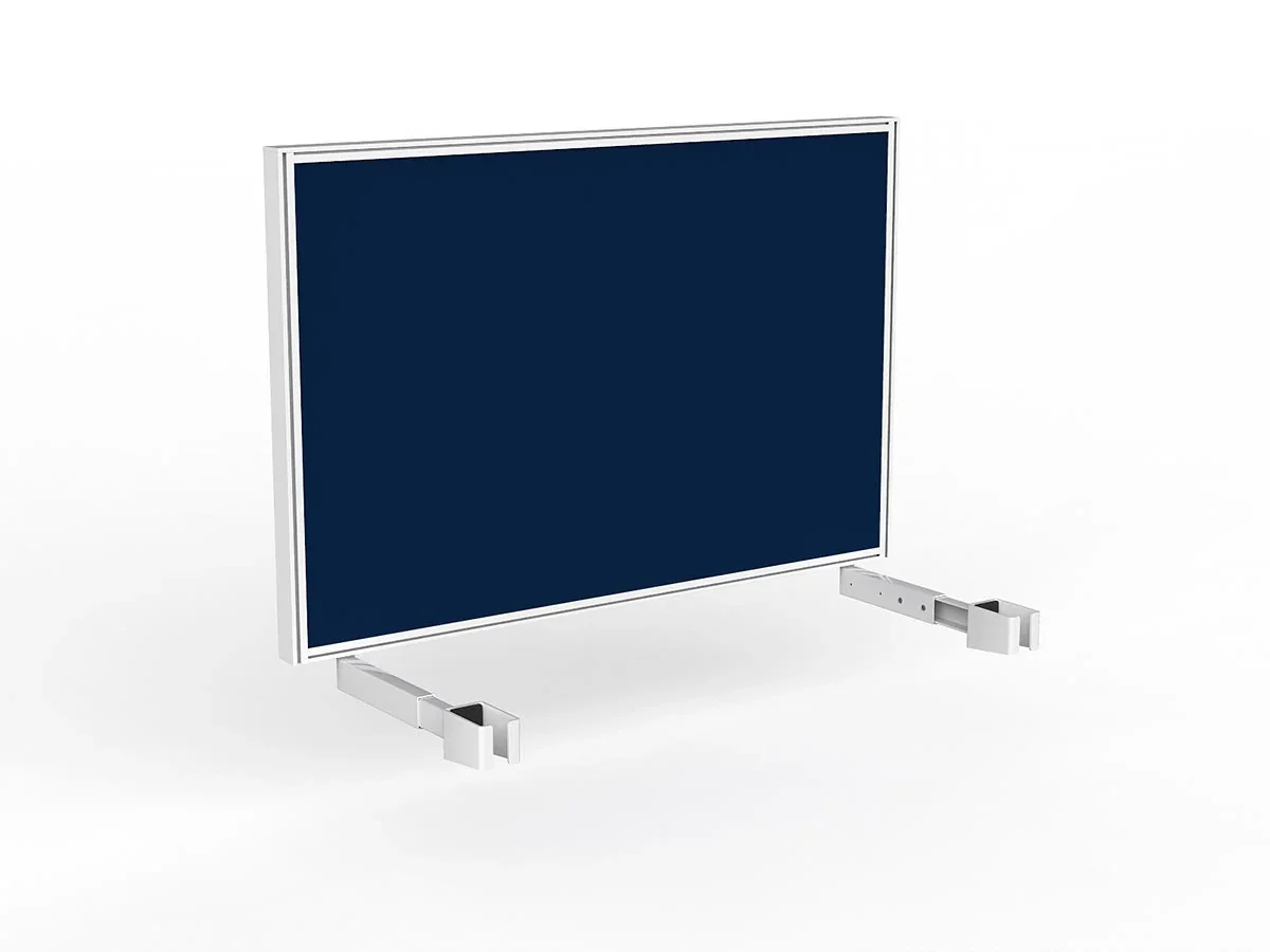 OL Studio Deskmount Screen for Agile Individual Desk – Breath Fabric White Frame