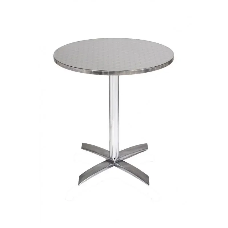 MA Aluminium Top Round Nesting & Folding Café Table