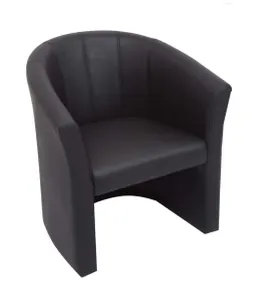 RL Space PU Leather Upholstered Executive Breakout Tub Chair thumbnail 2