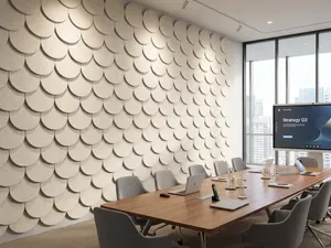 RL Acouline QuickMount Halo Round Wall Tiles Panels thumbnail 3