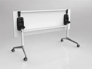 OL Modulus Flip Table with Rectangle Top All Black Frame thumbnail 15