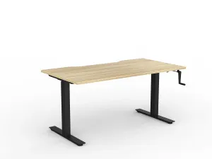 OL Agile Winder Height Adjustable Desk - Black Frame thumbnail 20