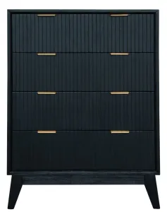 VI Ella Solid Timber 4 Drawer Tallboy thumbnail 1