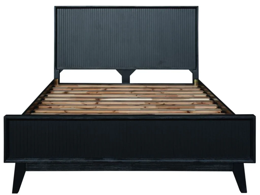 VI Ella Solid Timber Bed with Tallboy and 2 Bedsides Set