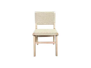 MF Oslo Beechwood Timber Framed Woven Rope Dining Chair thumbnail 2