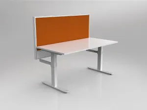 OL Studio50 Deskmount Screens Panel - Breath Fabric with White Frame - 900mm Height thumbnail 14