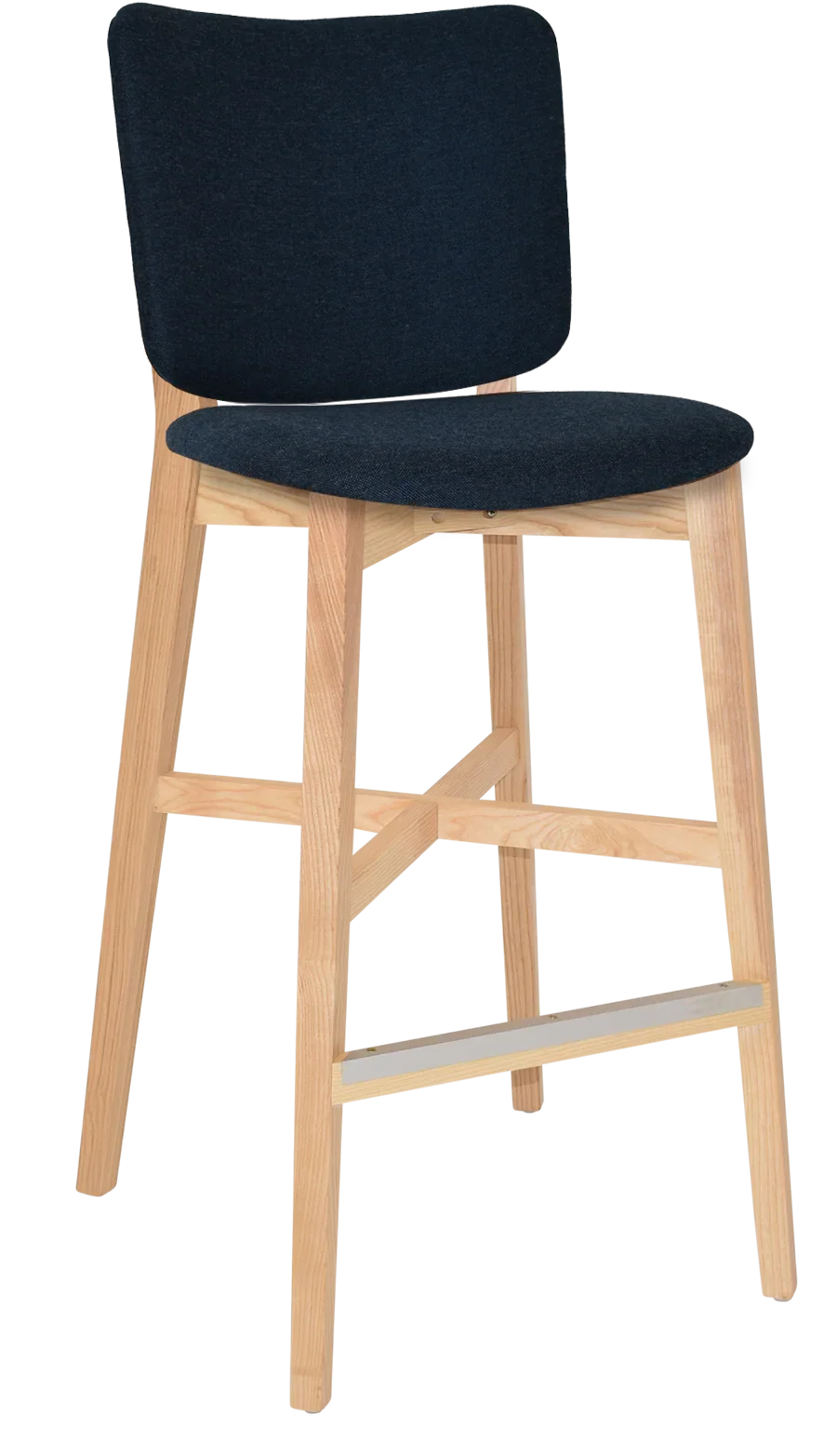 EZ STOOL DAKOTA UPH 2 NATURAL - GRAVITY NAVY