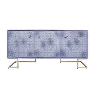 CR Silvius Solid Timber 3 Door Sideboard thumbnail 1