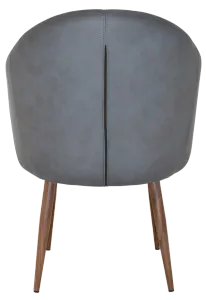 EZ ARM CHAIR HUGO METAL LIGHT WALNUT thumbnail 5