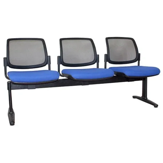 ST Maxi Mesh Back Upholstered Seat 3 Seater Beam Seating
