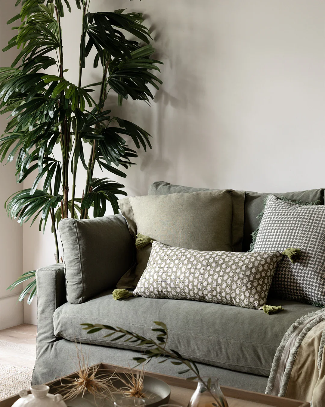 SH Indii 3 Seater Sofa, Forest