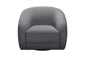 VI Cleo Fabric Upholstered Swivel Armchair Sofa thumbnail 1