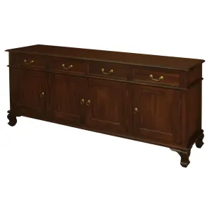 CT Queen Anne Solid Timber 4 Door 4 Drawer Buffet thumbnail 10
