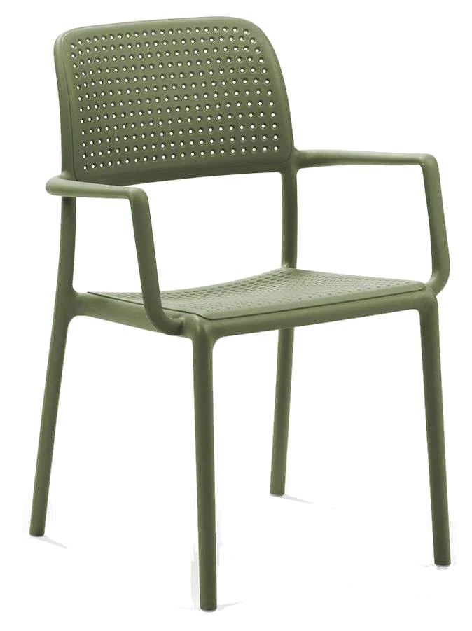 EZ Bora Hospitality Outdoor Stackable Dining Armchair