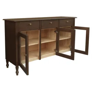 CT Winston Solid Timber 3 Door 3 Drawer Buffet thumbnail 2