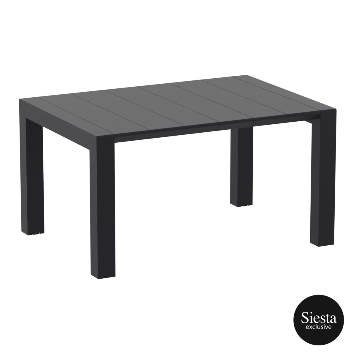 FL 5 Piece Vegas Hospitality Outdoor Extendable Dining Table with Air XL Armchair