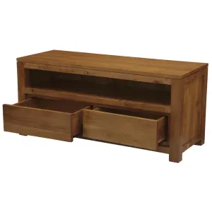 CT Amsterdam Solid Timber 2 Drawer Entertainment Unit thumbnail 2