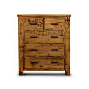 VI Outback Solid Timber 2 over 3 drawers Tallboy thumbnail 1