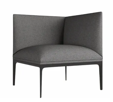 DD Kinetic L-Shape Fabric Upholstered Breakout Seating