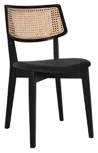 EZ Phoenix Solid Timber Framed Rattan Back Hospitality Dining Chair thumbnail 7