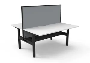 RL Halo Static Back to Back 2 User Workstation with Framed Screen thumbnail 16