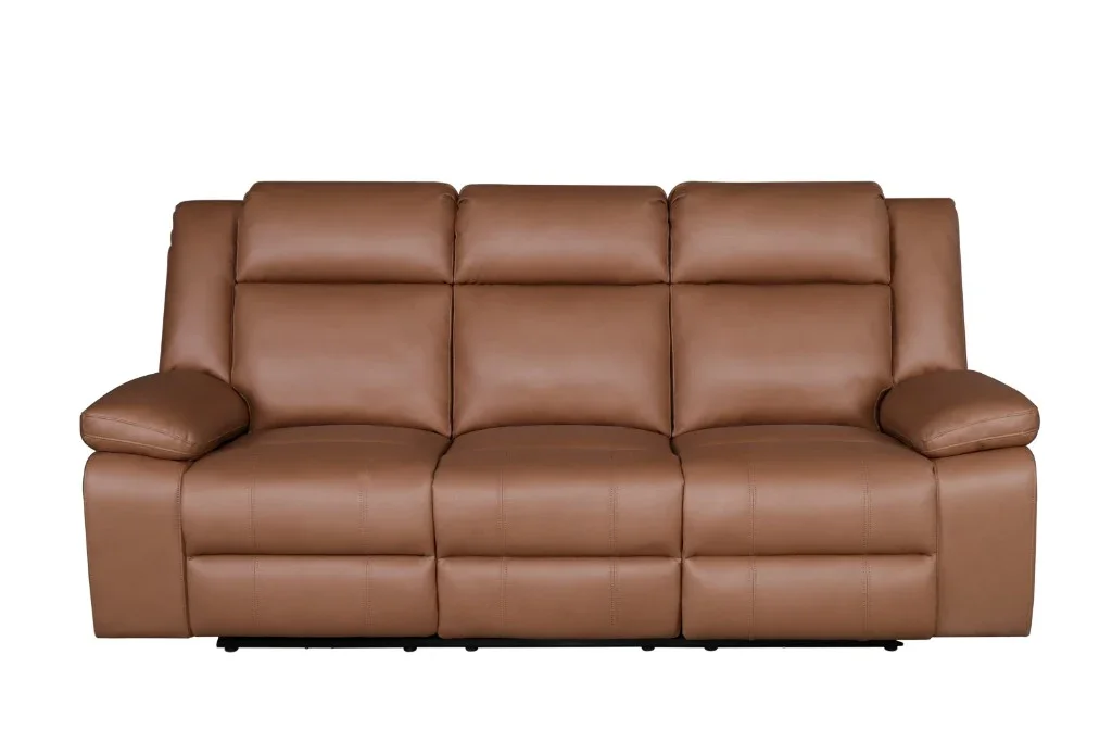 VI Cooper Fabric Upholstered 3 Seater Electrical Recliner Lounge