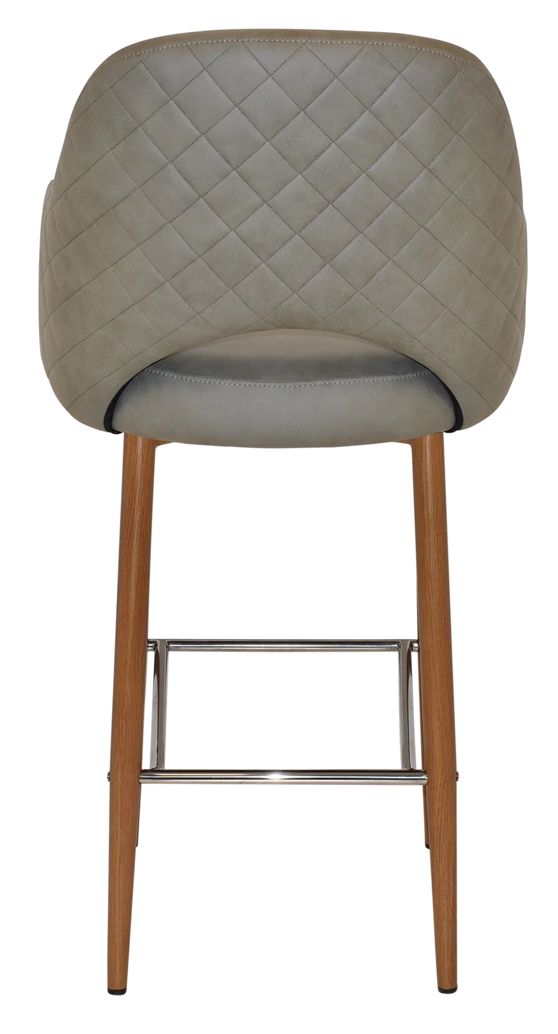 EZ STOOL ALBURY ARM 750 METAL LIGHTOAK