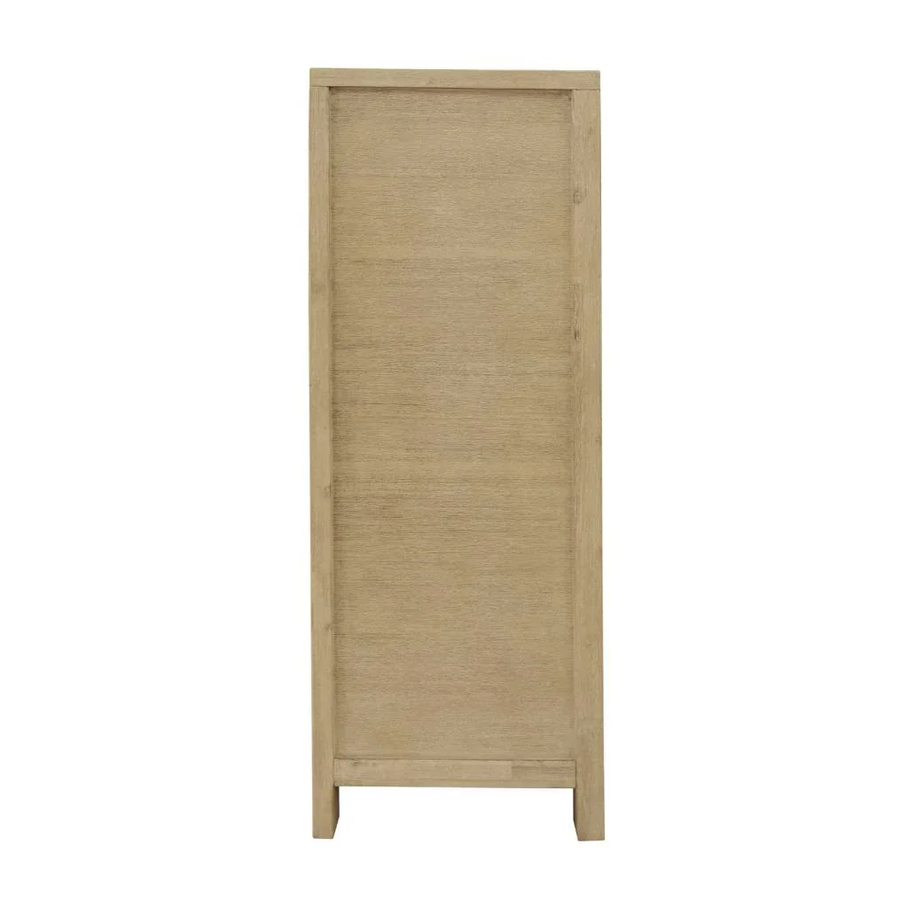 VI Nelson Solid Timber 4 Drawer Tallboy