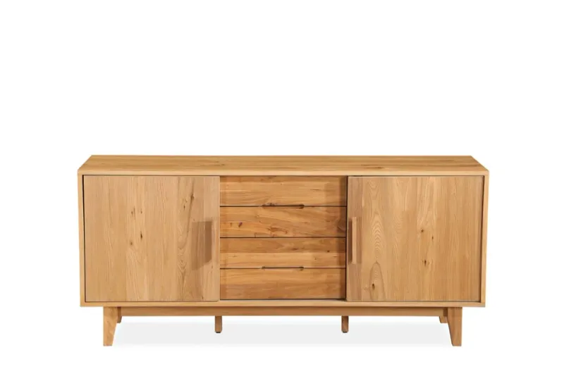 VI Airlie 4 Drawer and 2 Door Buffet Elm Natural