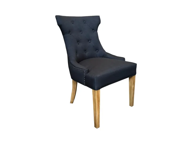 MF Carlos Fabric Upholstered Timber Leg Dining Chair
