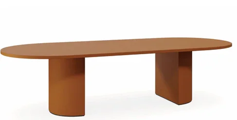 DD Luxor Custom Made D End Boardroom Table thumbnail 3