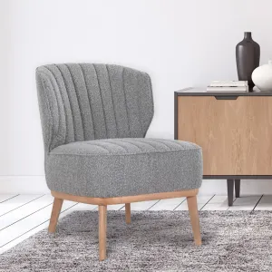 VI Clover Fabric Upholstered Timber Legs Occasional Chair thumbnail 4