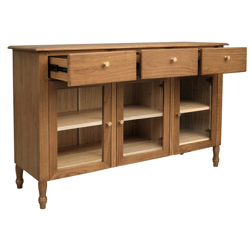 CT Winston Solid Timber 3 Door 3 Drawer Buffet