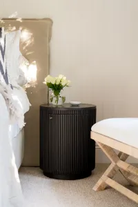 CR Kraton 1 Door Round Bedside Table thumbnail 2