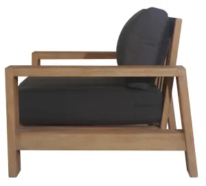 VI Marrakesh Solid Timber Shaded Outdoor Armchair with Cushion thumbnail 4