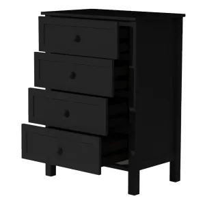 VI Jesse Solid Timber 4 Drawer Tallboy thumbnail 3