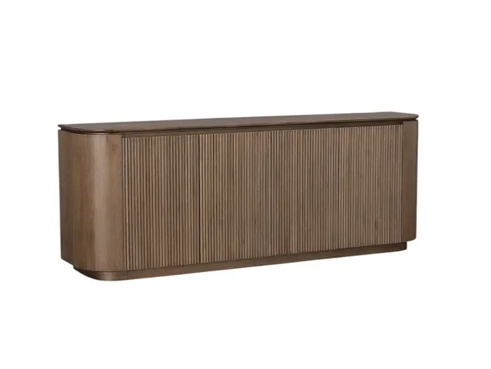 MD Hobart Solid Timber 4 Door Buffet