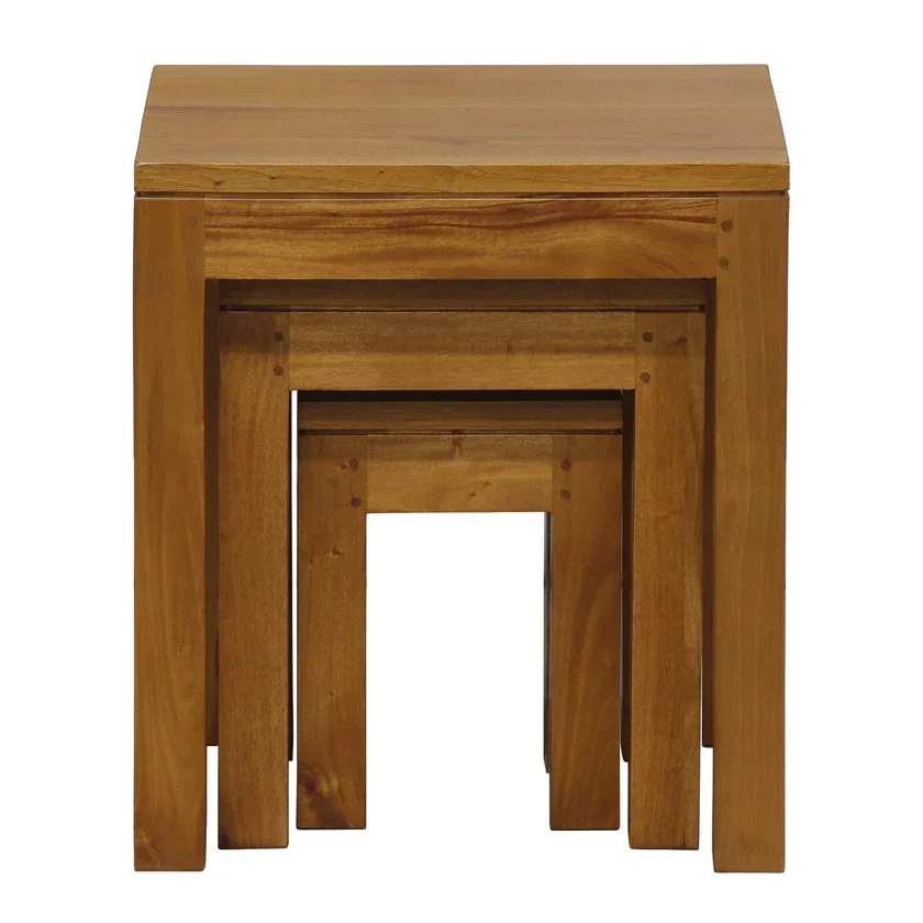 CT Amsterdam Solid Mahogany Timber Nest of Tables