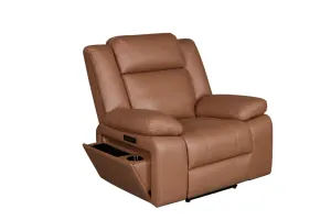 VI Cooper Fabric Upholstered Single Seater Electric Recliner Lounge thumbnail 4