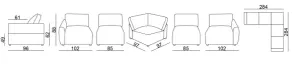 EL Massive 5 Seater Sofa Corner Suite thumbnail 5