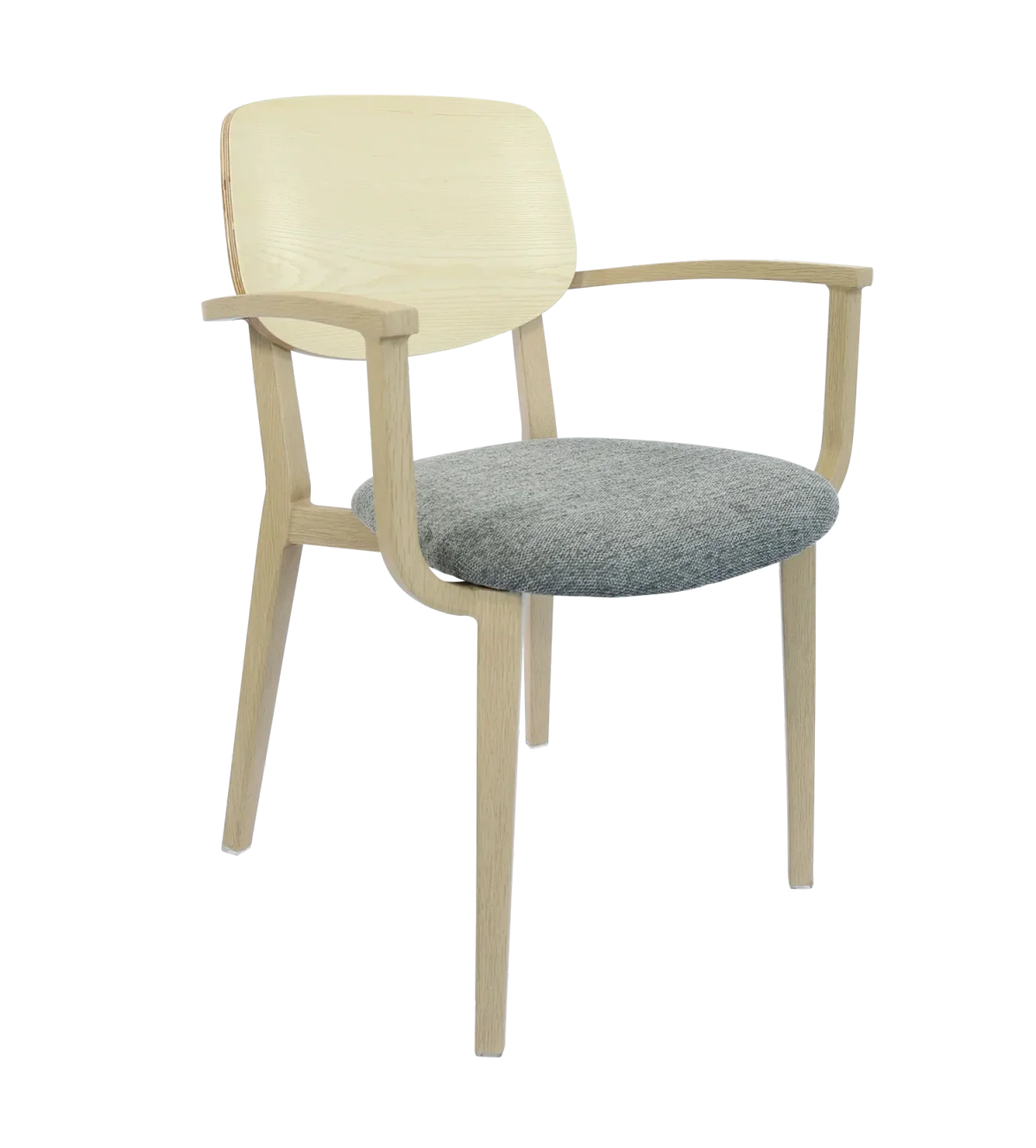 FL Atlanta Upholstered Seat Hospitality Stackable Dining Armchair - Large