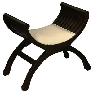 CT Sloan Solid Timber Fabric Seat Ottoman thumbnail 5